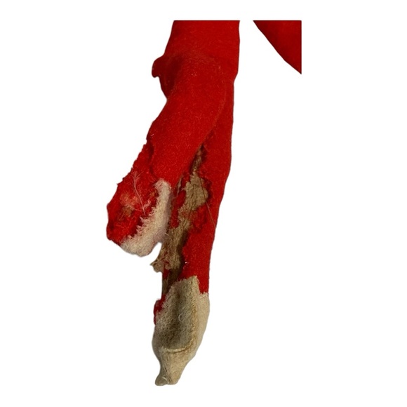 Lot of 3 Stockinette Pixie Elves Ornament Vintage Pixie Elf Ornament - Picture 12 of 16